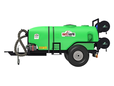 Trailed Garden Sprayer - Roller - 2000 LT